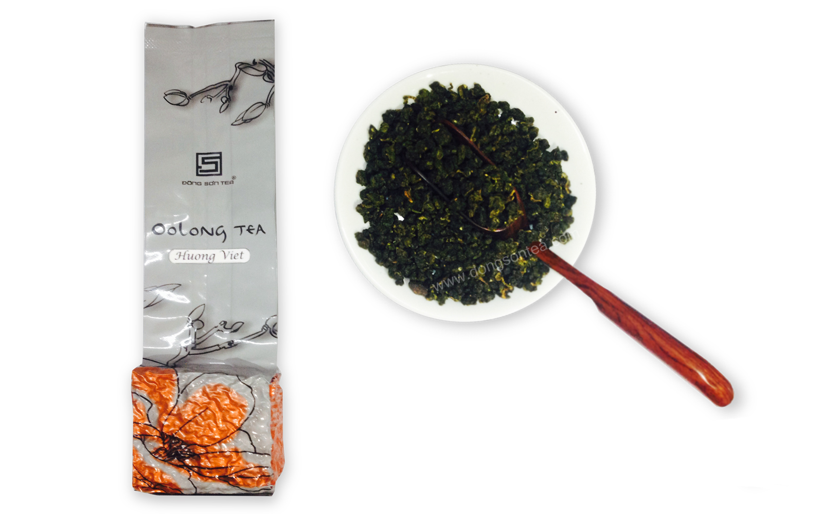 Huong viet oolong tea grade A( bag 100gr)