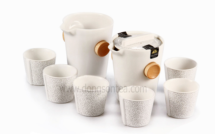 Beech Tea Ware Handle Set