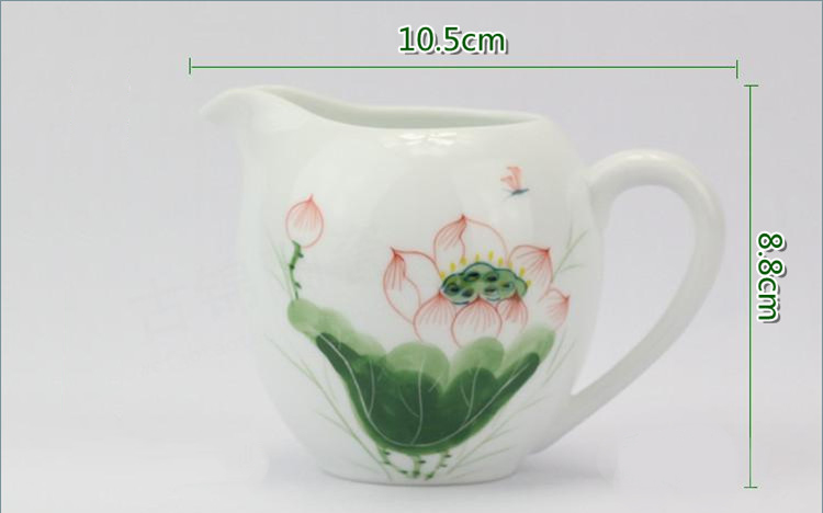 Lotus Porcelain Picher