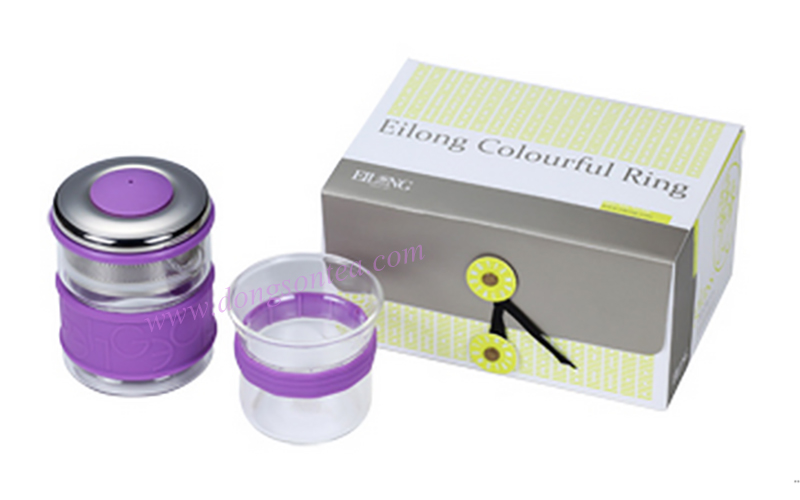 Colourful Ring Tea Ware Gift Set(Purple)