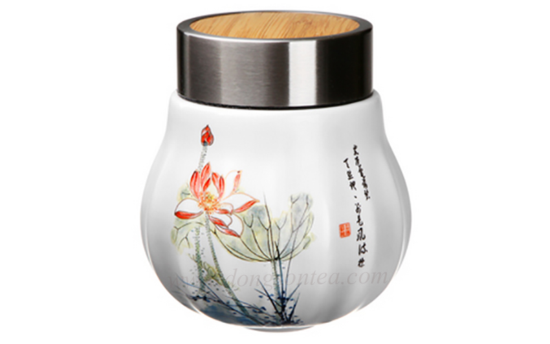 Lotus Tea Can