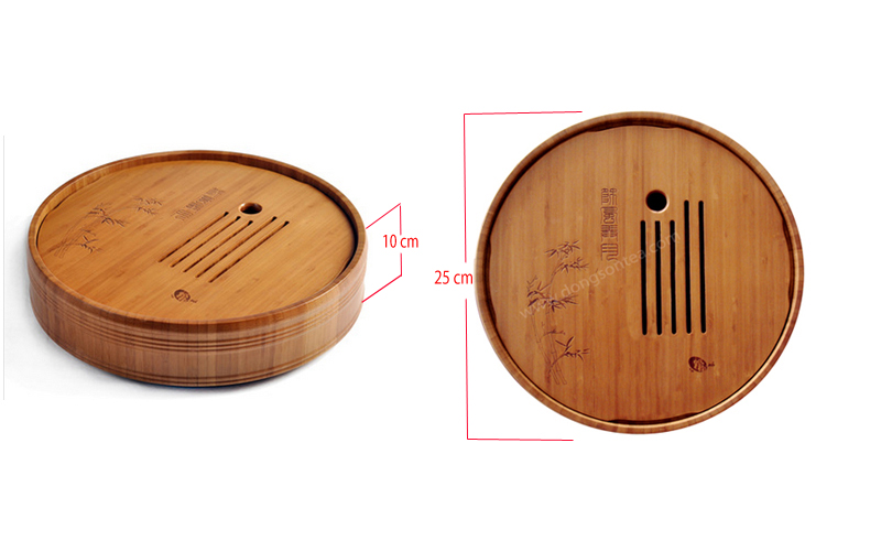 Disk Bamboo Tray Small