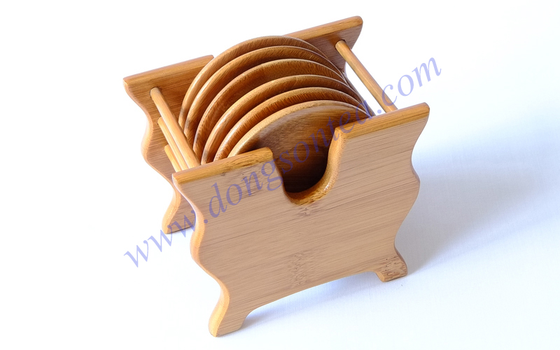 Wood Beermat Set