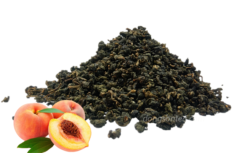 Peach oolong tea