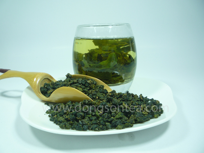 Green oolong tea