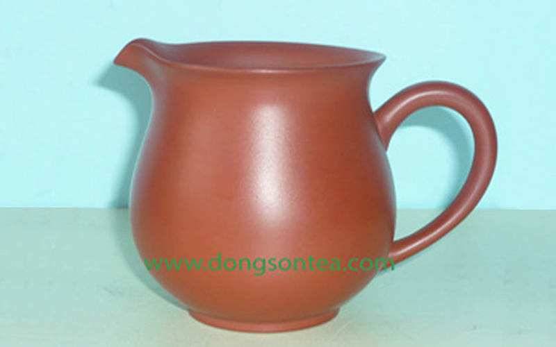 Red Traditional Ceramic Pitcher