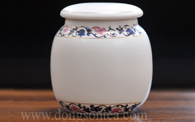 Classical Orchid Tea Jar